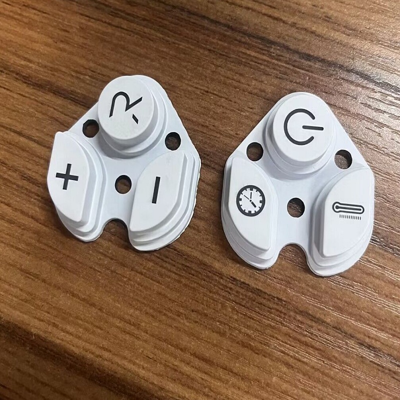 噴油鐳雕透光矽膠按鍵 白油鐳雕漏光按鍵